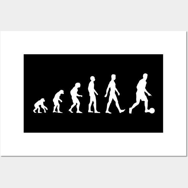 Footballer Evolution Wall Art by Footscore